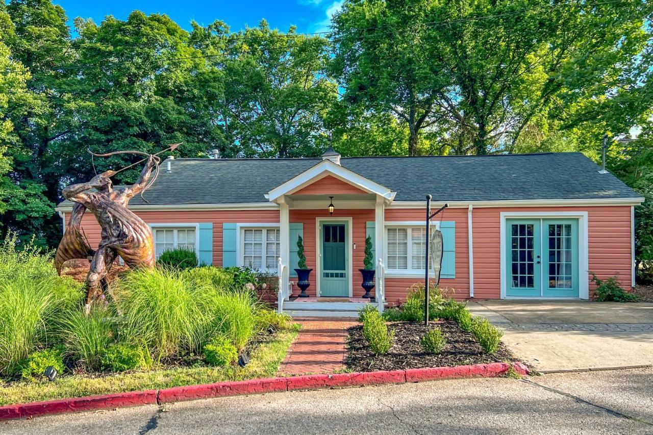 Eclectic Osage Cottage In Historic District Eureka Springs Eksteriør bilde