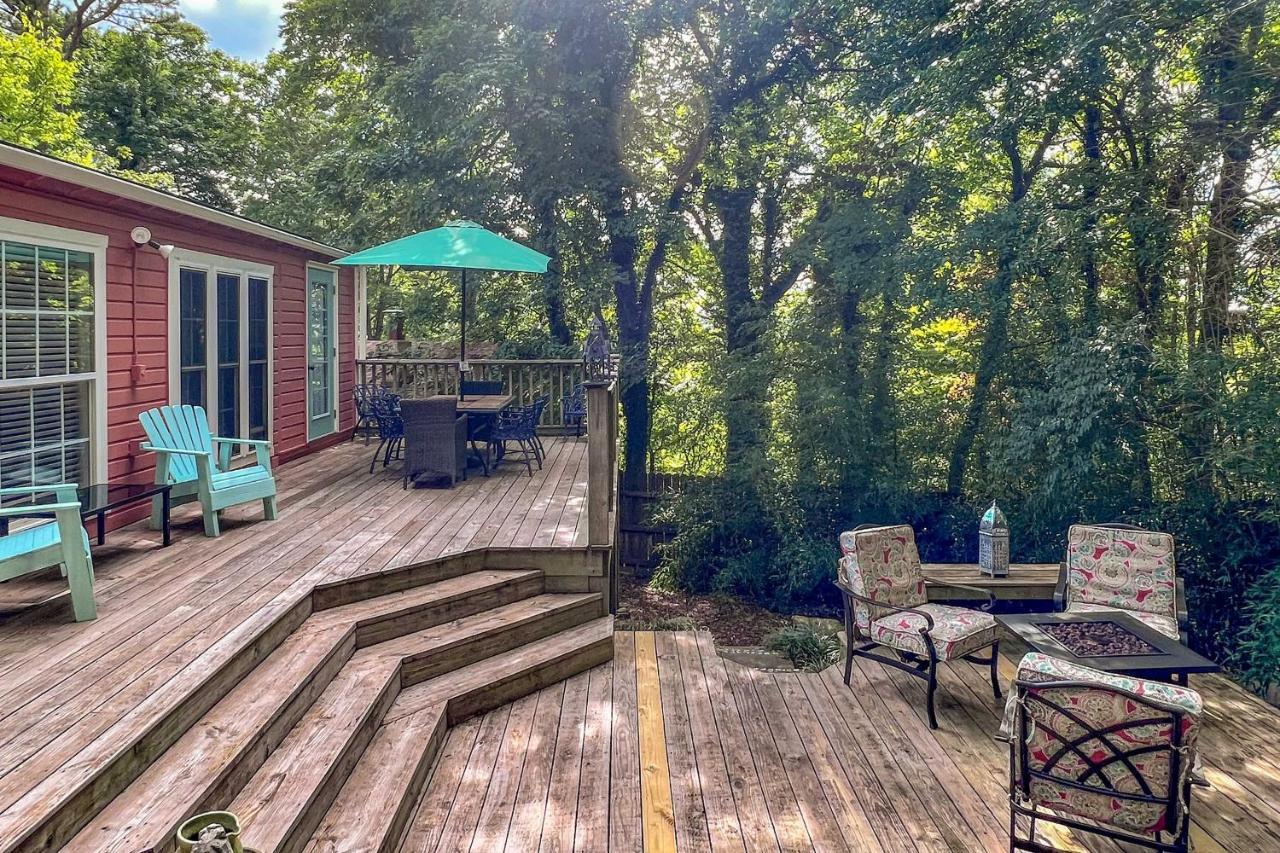 Eclectic Osage Cottage In Historic District Eureka Springs Eksteriør bilde