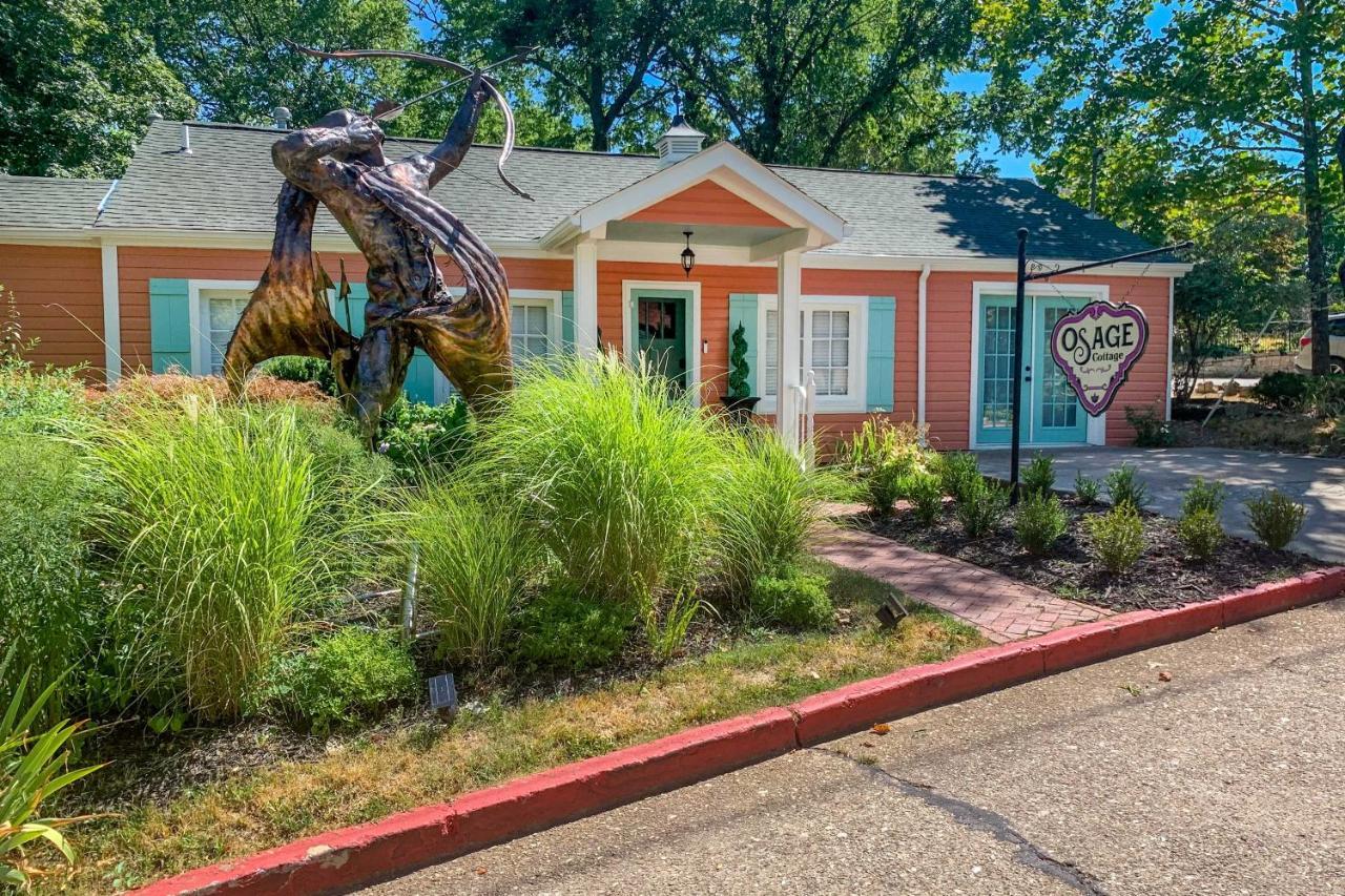 Eclectic Osage Cottage In Historic District Eureka Springs Eksteriør bilde